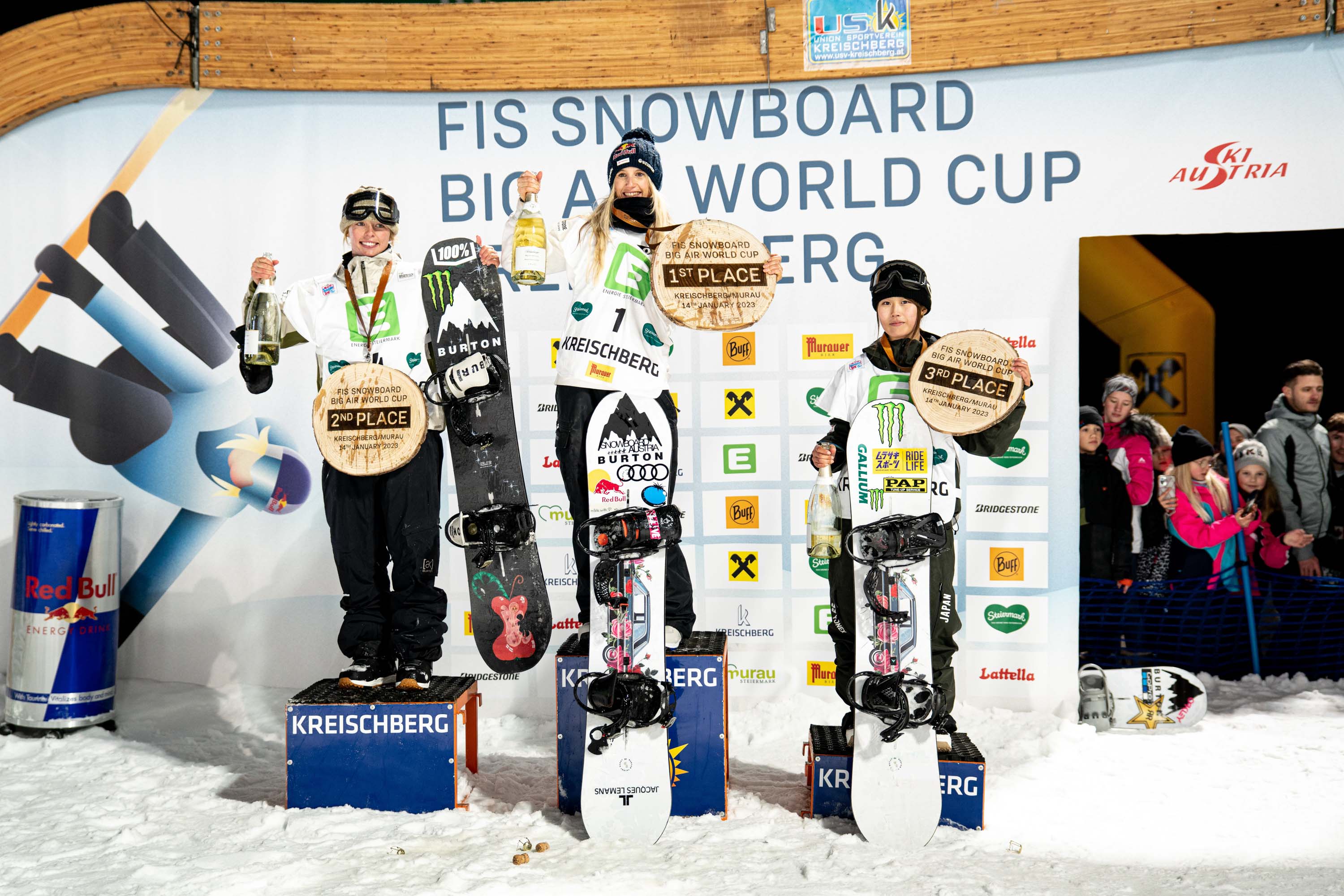 Monster Energy's Taiga Hasegawa Takes First Place in Snowboard Big Air